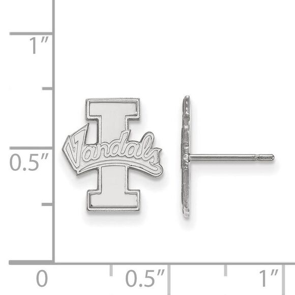Sterling Silver University of Idaho Small Post Earrings - Picture 2 of 4